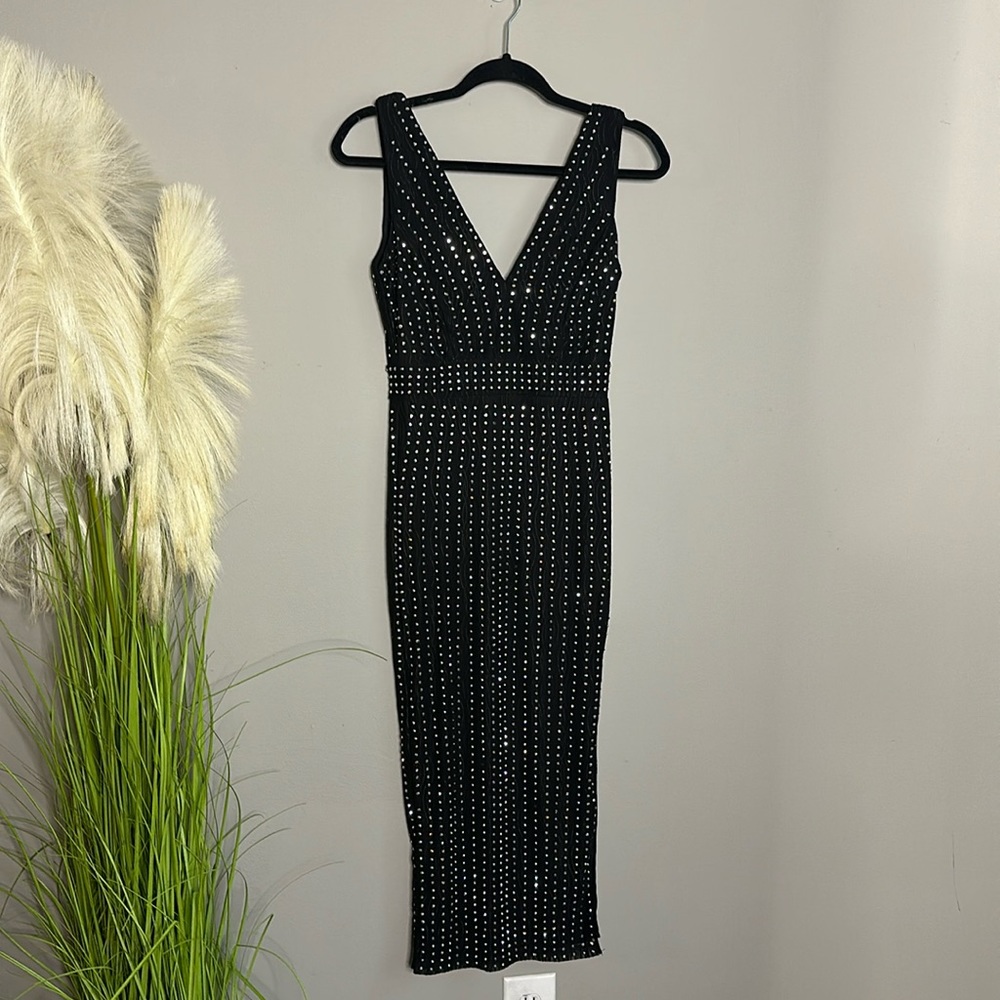 Windsor Rhinestone Sleeveless Dress